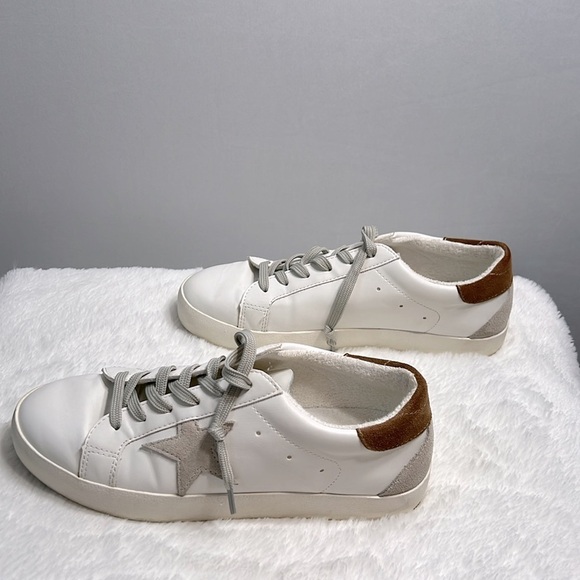 Kellparker Landon White Leather Star Sneaker size 8 - Picture 6 of 9